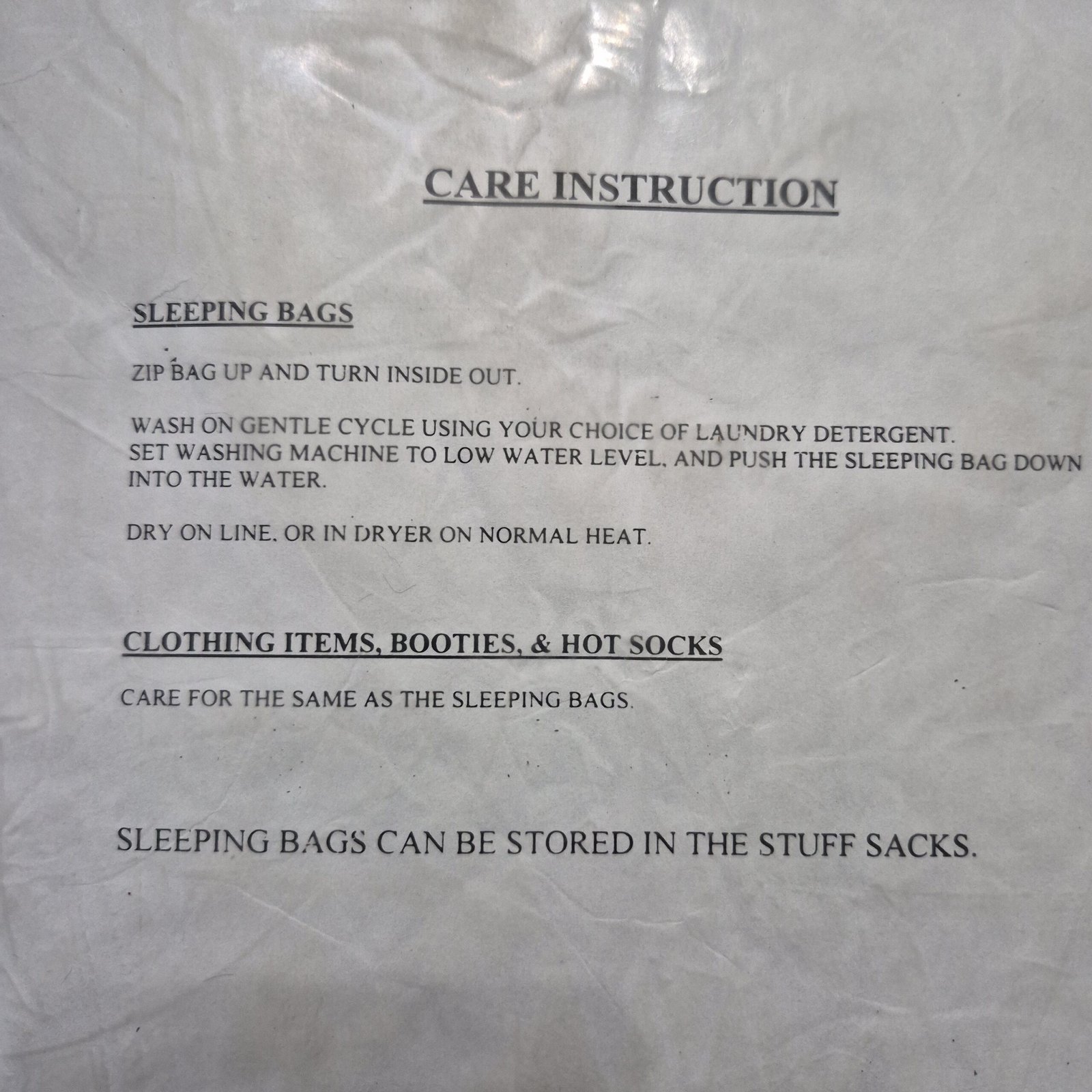Genuine Wiggy's Inc. Survival Snowsuit Lamilite insulation — image 3 of 6