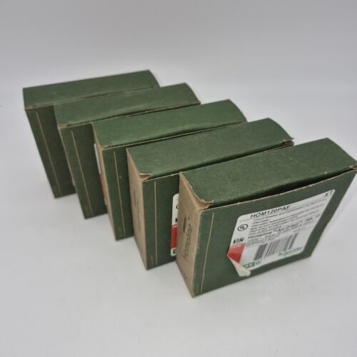 Lot of 5 HOM120PAF Square D Homeline 1 Pole 20A Circuit Breaker combination AFCI — main image