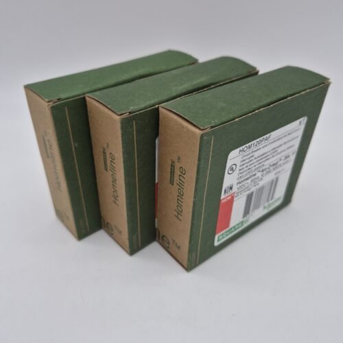 Lot of 3 HOM120PAF Square D Homeline 1 Pole 20A Circuit Breaker combination AFCI — main image