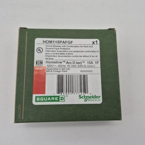 Square D Homeline HOM115PAFGF 15A 1P PlugOn Neutral Dual Function Breaker (5 Pack) — main image