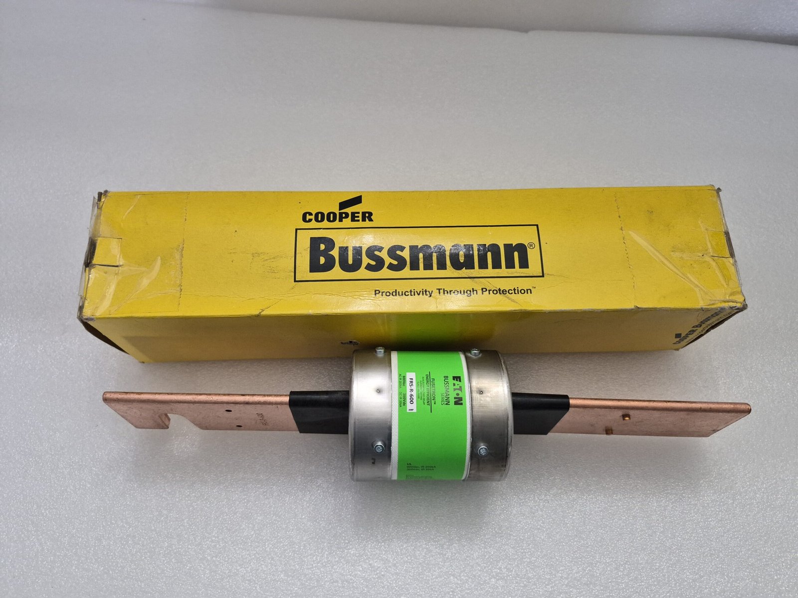 Bussmann FRS-R-600 600A 600V Class RK5 Time-Delay Fuse New — main image