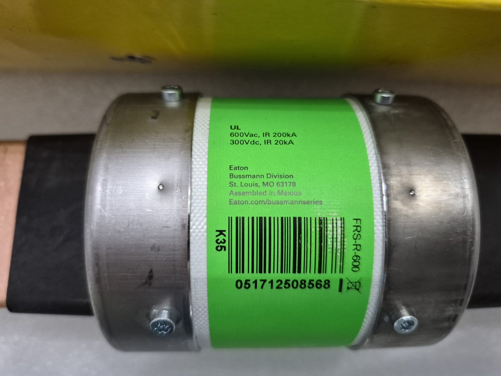 Bussmann FRS-R-600 600A 600V Class RK5 Time-Delay Fuse New — image 9 of 9