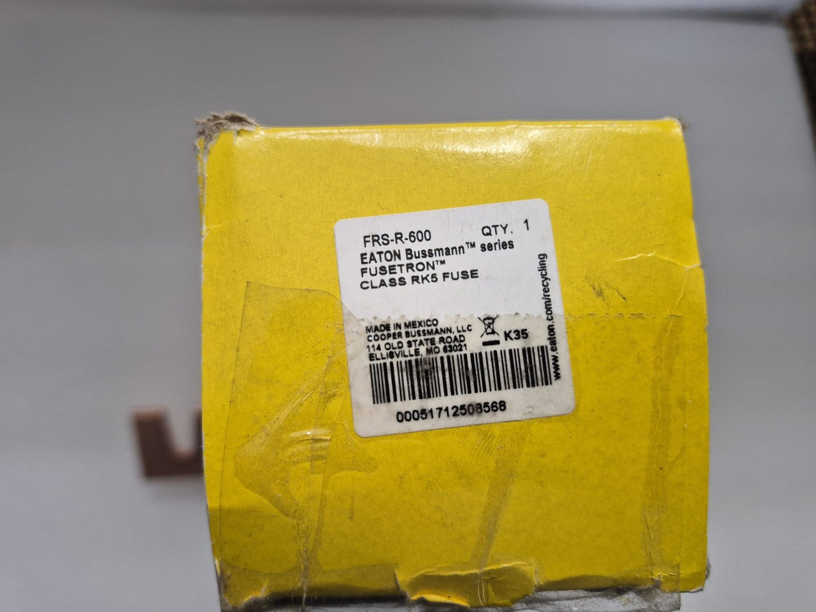Bussmann FRS-R-600 600A 600V Class RK5 Time-Delay Fuse New — image 7 of 9