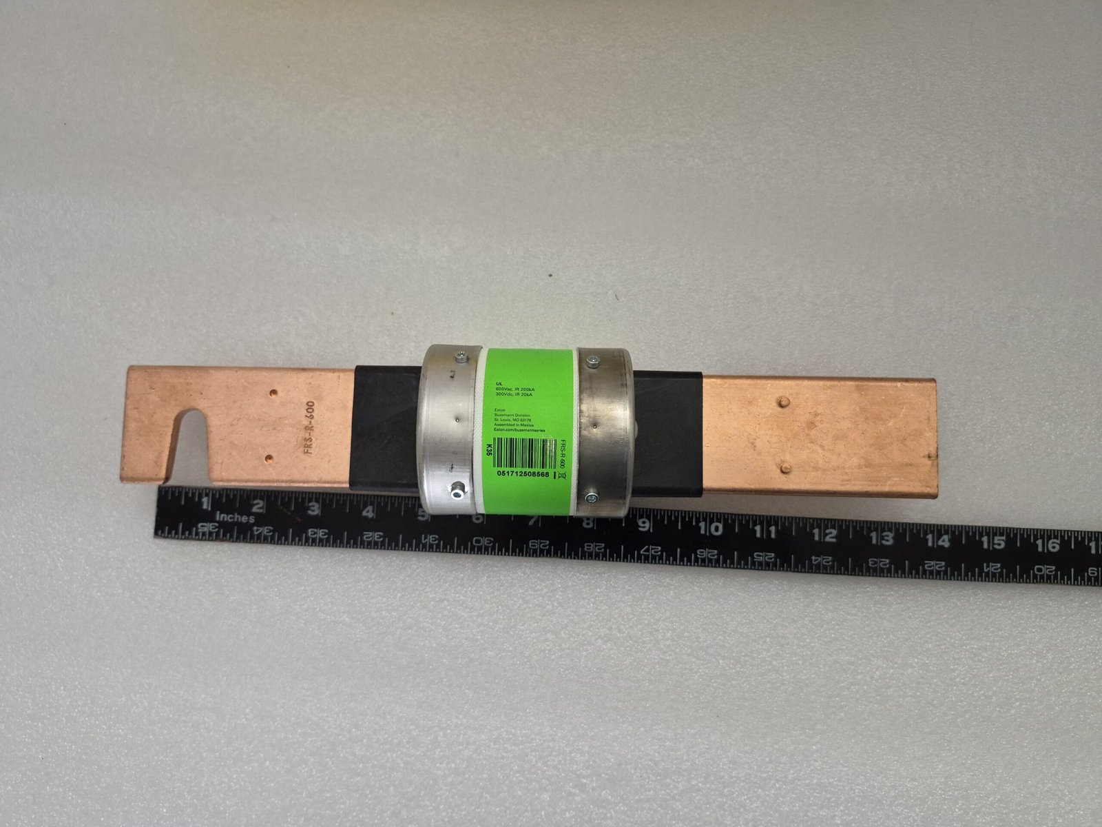 Bussmann FRS-R-600 600A 600V Class RK5 Time-Delay Fuse New — image 4 of 9