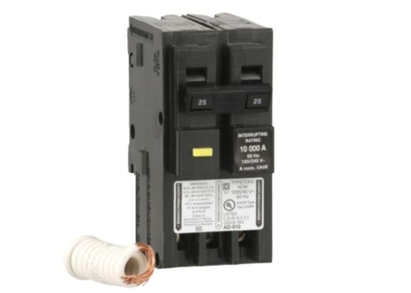 SCHNEIDER ELECTRIC HOM225GFI Miniature Circuit Breaker New — main image