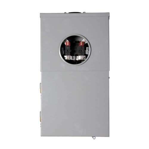 Eaton 100 Amp 12-Space 24-Circuit EUSERC Surface BR Type Main Breaker Meter Breaker MBE1224B100TS — main image