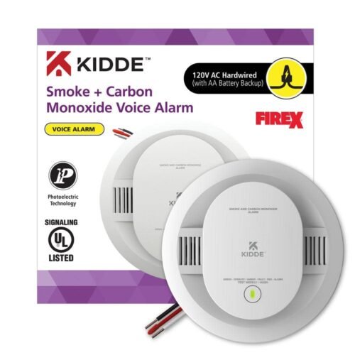 Kidde 900-CUAR-V Hardwired Smoke & CO Detector Voice Alarm New — main image