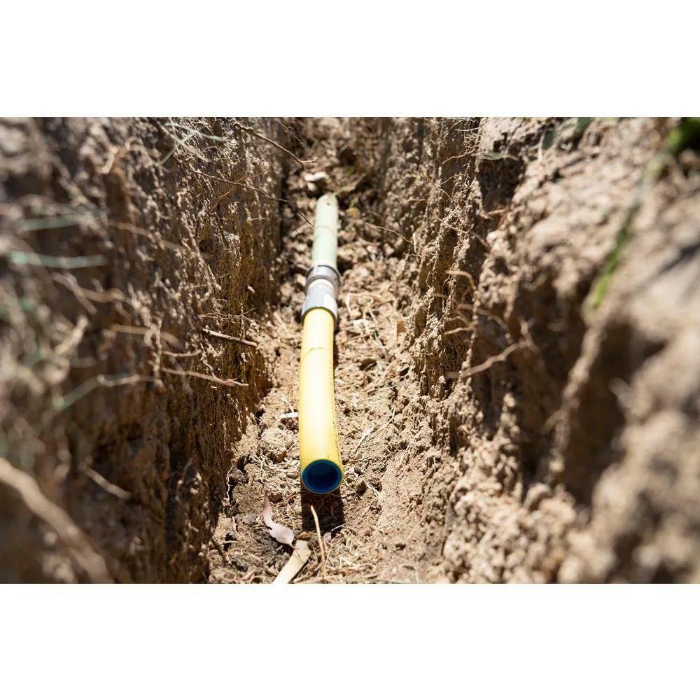 1-1/4 in. IPS Poly DR 11 to 1-1/4 in. MIP Underground Yellow Poly Gas Transition - Image 6