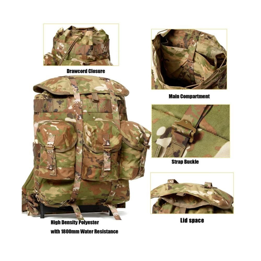 MT Military Alice Pack Army Survival Combat ALICE Rucksack Backpack ...