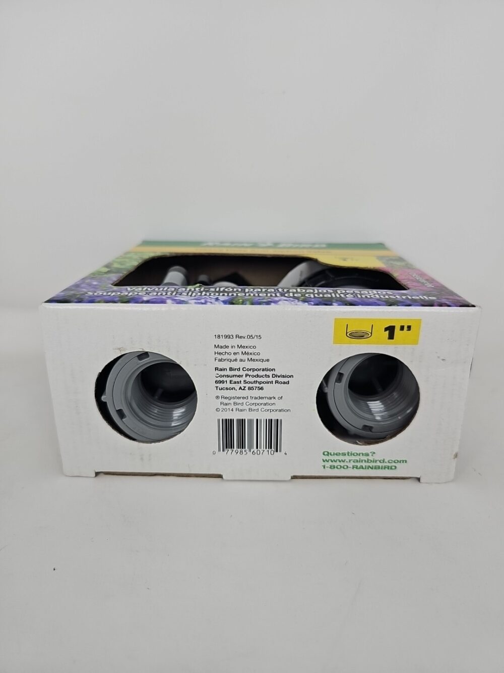 Rain Bird Heavy Duty Anti Siphon Valve DASASVF100 Electric Sprinkler Valve New - Image 6