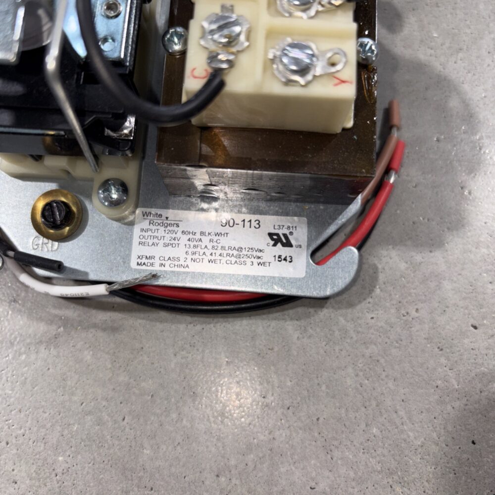 White-Rodgers 90-113 120V / 24V 40VA SPDT Relay Fan Control Center *NEW* - Image 4