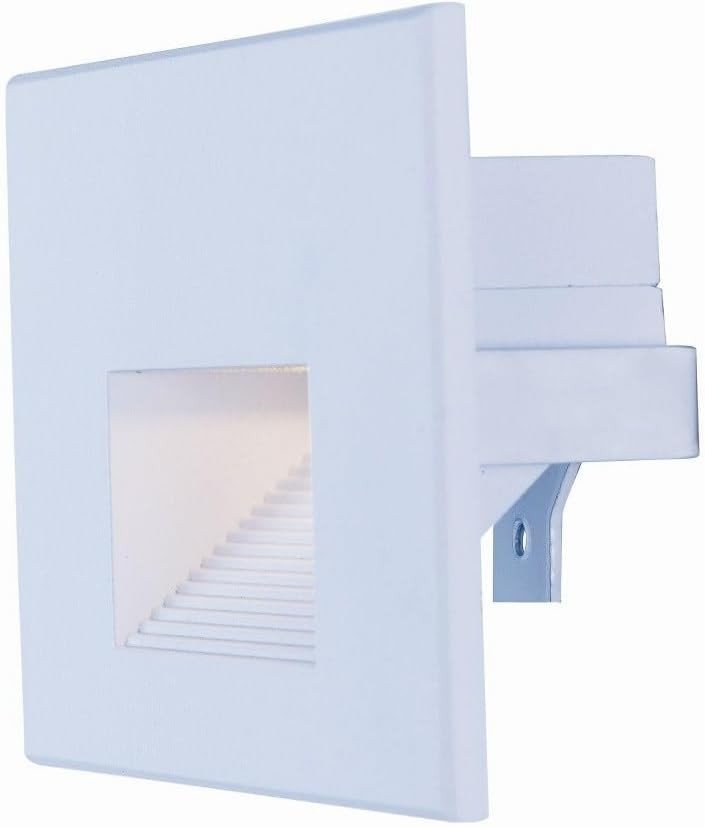 Maxim Path-4W 1 LED Step Light-5 Inches Wide by 3 inches high-White Finish — main image