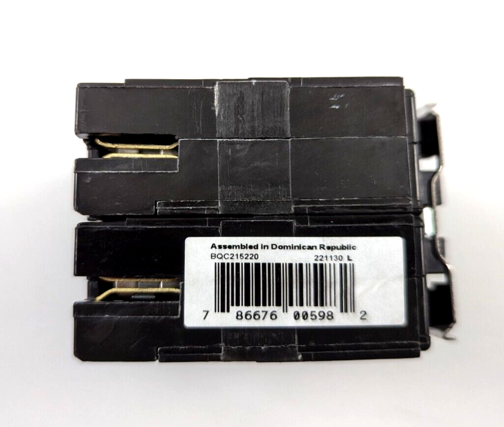 Eaton BQC215220 Breaker Non-CTL, 15/20A, 2P, 120/240V, 10 kAIC, CTL Quad, BR Series - Image 4