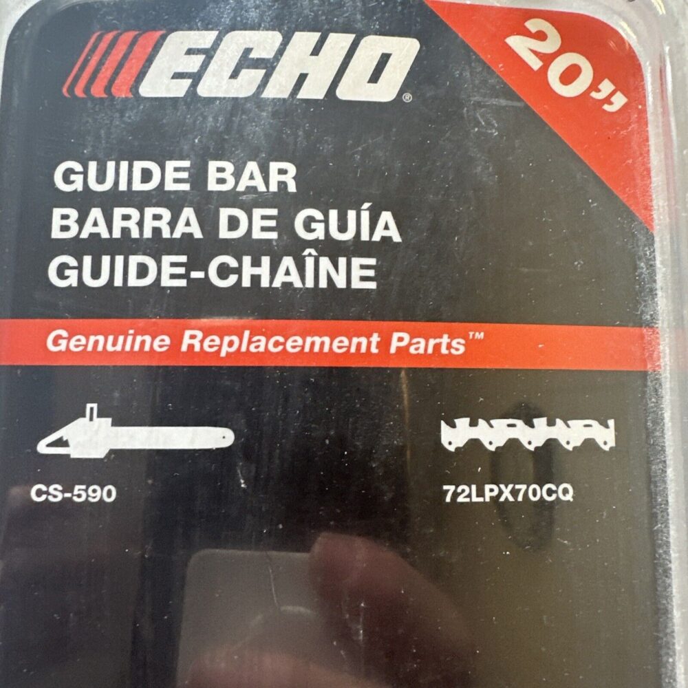 Echo 20D0AS3870C 20" Timberwolf Chainsaw Guide Bar 3/8" .050 70DL  CS-590 - Image 4