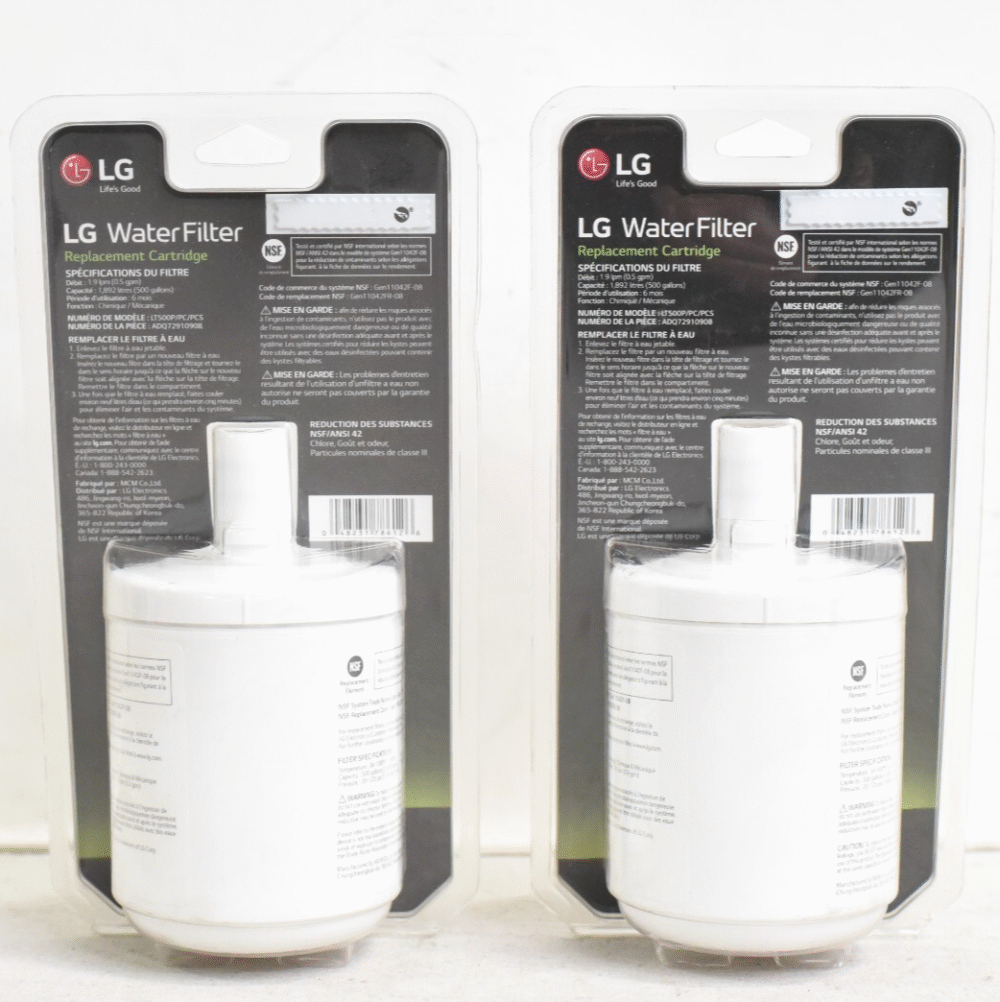 Lot of 4 LG LT500P/PC/PCS Water Refrigerator Filter Cartridges - Image 3