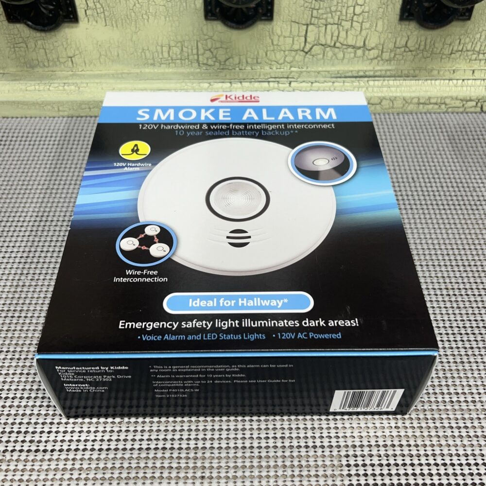 [NEW] Kidde Hardwired Smoke Detector, Hallway, 10 Year Battery, P4010LACS-W - Image 6