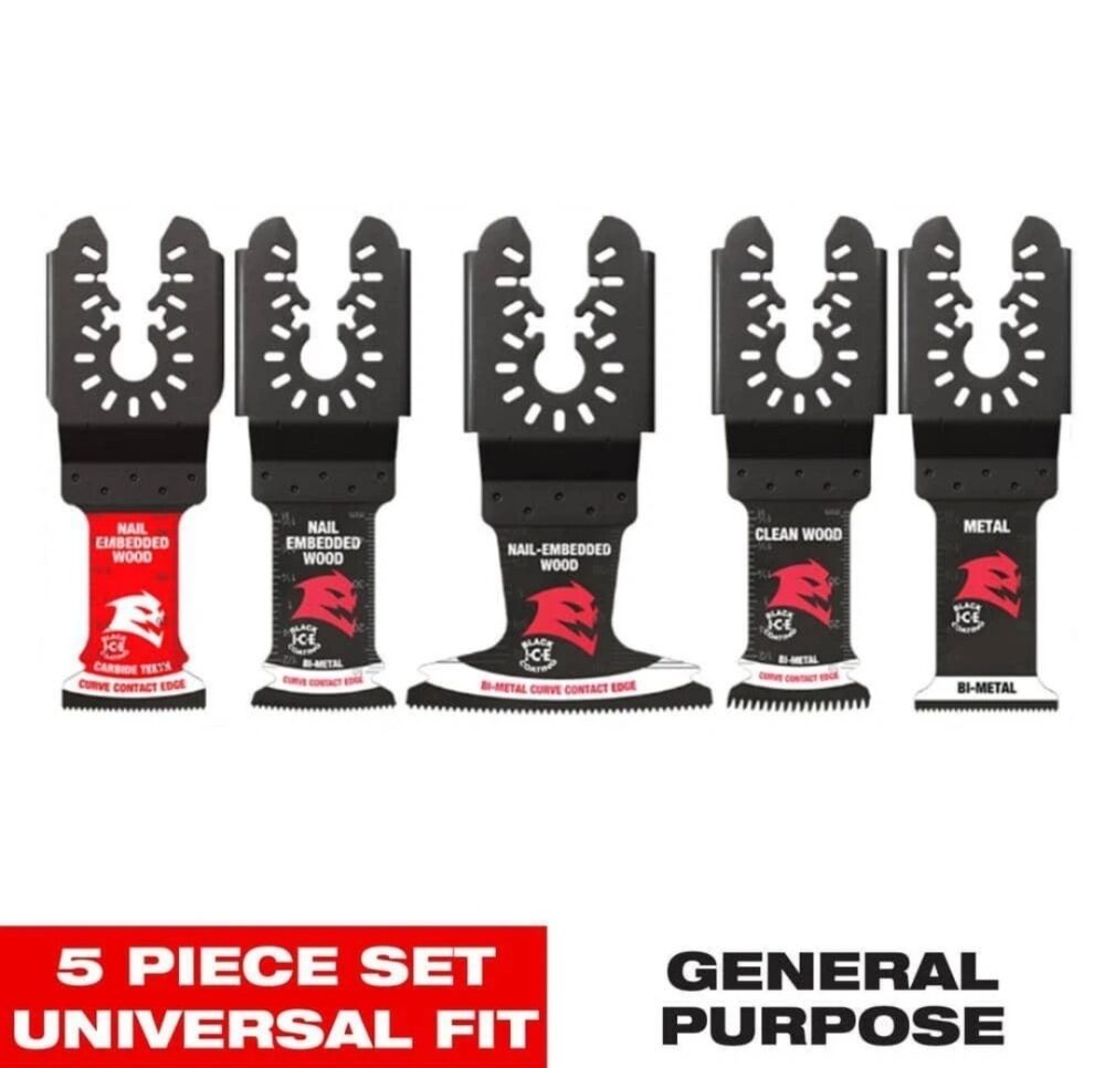 New Diablo Universal Fit Wood and Metal Oscillating Blade Set (5-Piece) DOU5SPC