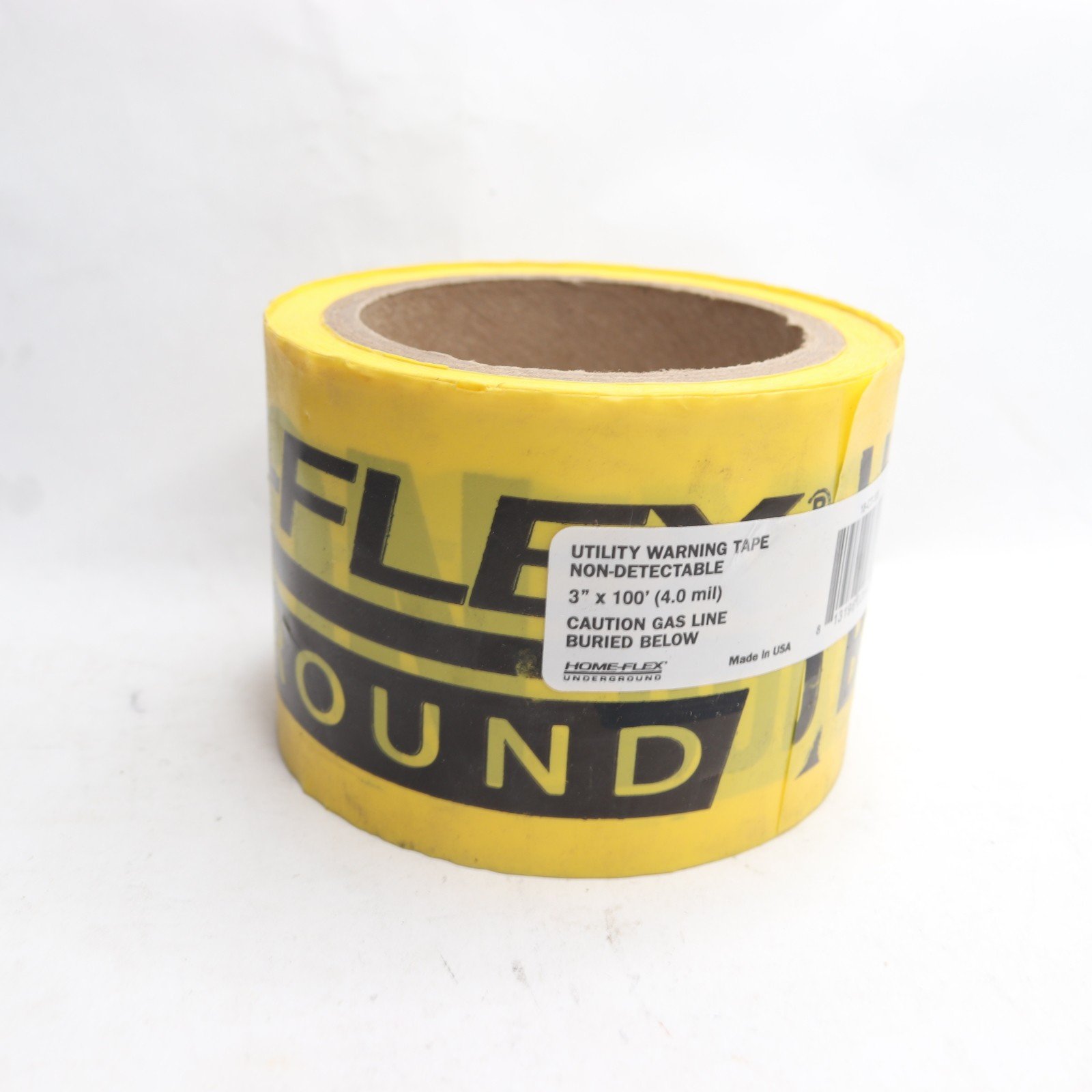 Home-Flex Direct Burial Gas Caution Tape 3" x 100 Ft 18-CT-100 - Image 4