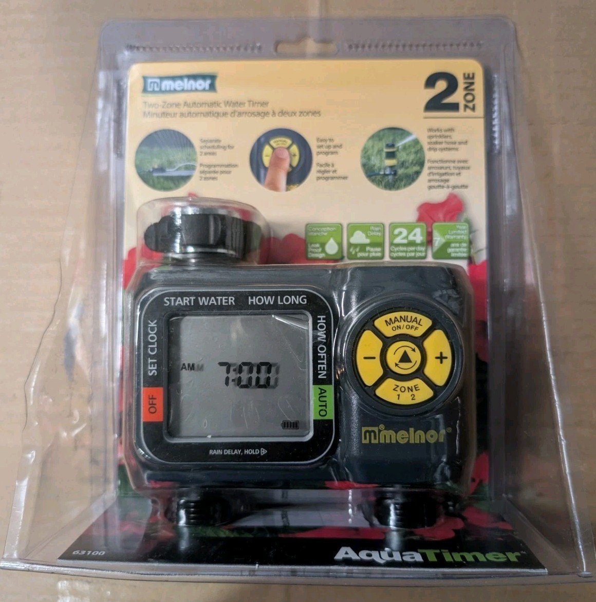 Melnor Aqua Timer - 2 Zone Automatic Water Timer