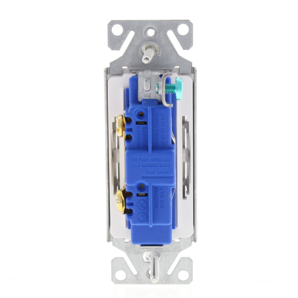10 Eaton White Decorator Rocker Wall Light Switches 15A Single Pole 7501W - Image 5