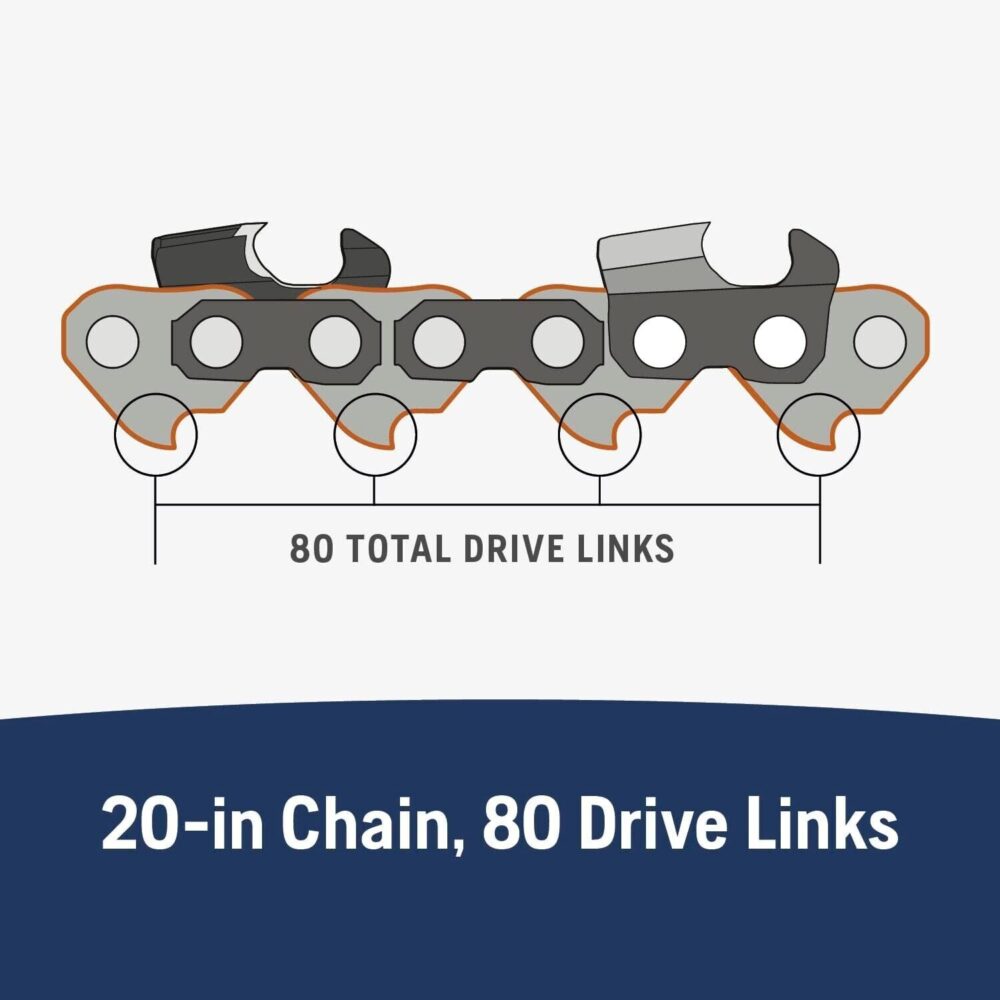 Husqvarna X-Cut SP33G 20 Inch Chainsaw Chain, 2 pack, .325" Pitch, .050" Gauge - Image 3