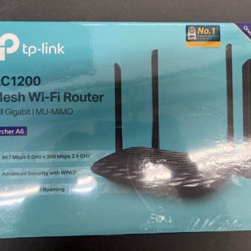 TP-Link Archer A6 AC1200 Wireless Dual Band MU-MIMO Gigabit Wi-Fi Router. — main image