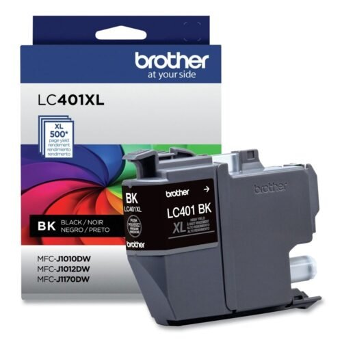 Genuine Brother LC401XLBKS 500 Page-Yield High-Yield Ink - Black New — main image