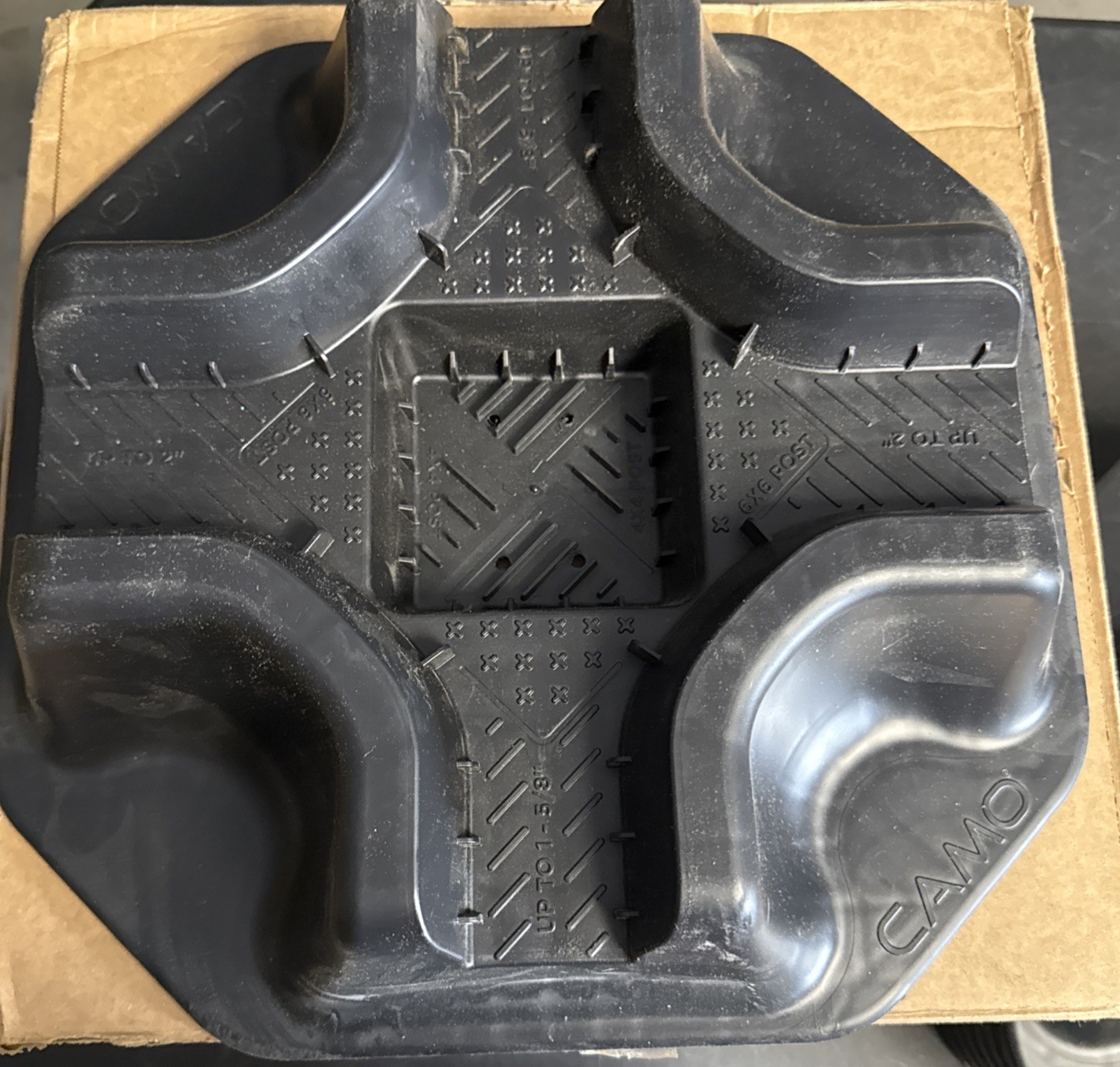 CAMO Deck Block 15.75" x 15.75" x3.5" Heavy-Duty Polyolefin Cinder Block 8-Count - Image 10