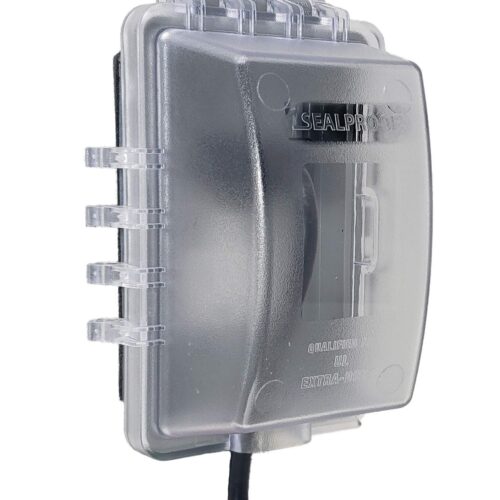 Weatherproof In Use Outlet Cover, Outdoor Plug and Receptacle Protector 1-Gang