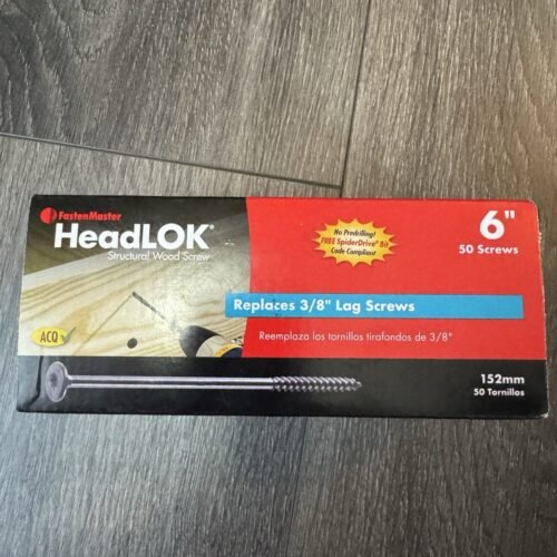 FastenMaster HeadLok 6 In. Structural Wood Screw (50 Ct.) FMHLGMTT006-50 — main image