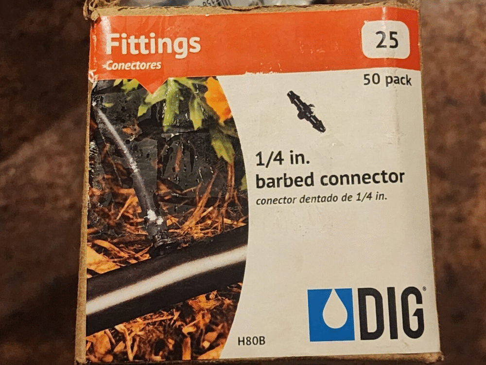 Lot of 6 DIG H80B 1/4 In. Barb Connectors Hose Drip Line (50 packs) - 300 Total - Image 5