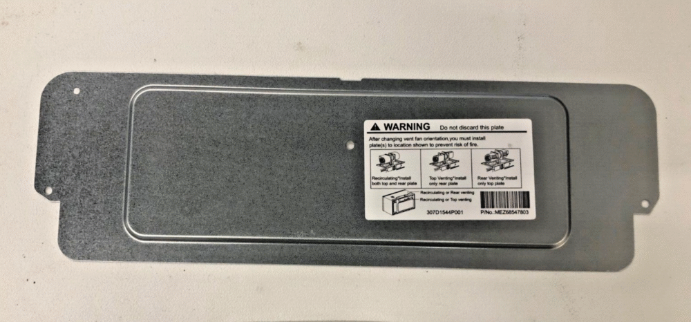 GE Profile Microwave Safety Venting Cover (WB06X35395) NEW OEM