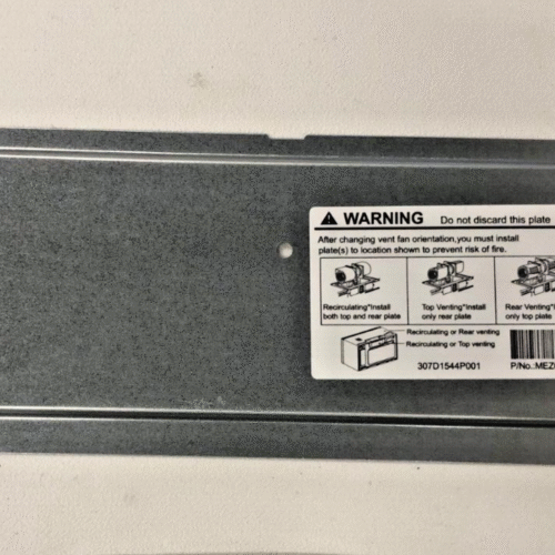 GE Profile Microwave Safety Venting Cover (WB06X35395) NEW OEM