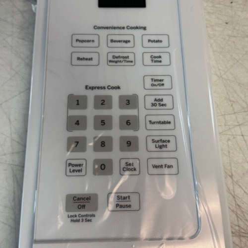 OEM GE Microwave Control Panel Assembly for JVM3160DF9WW open box SHIPS FREE