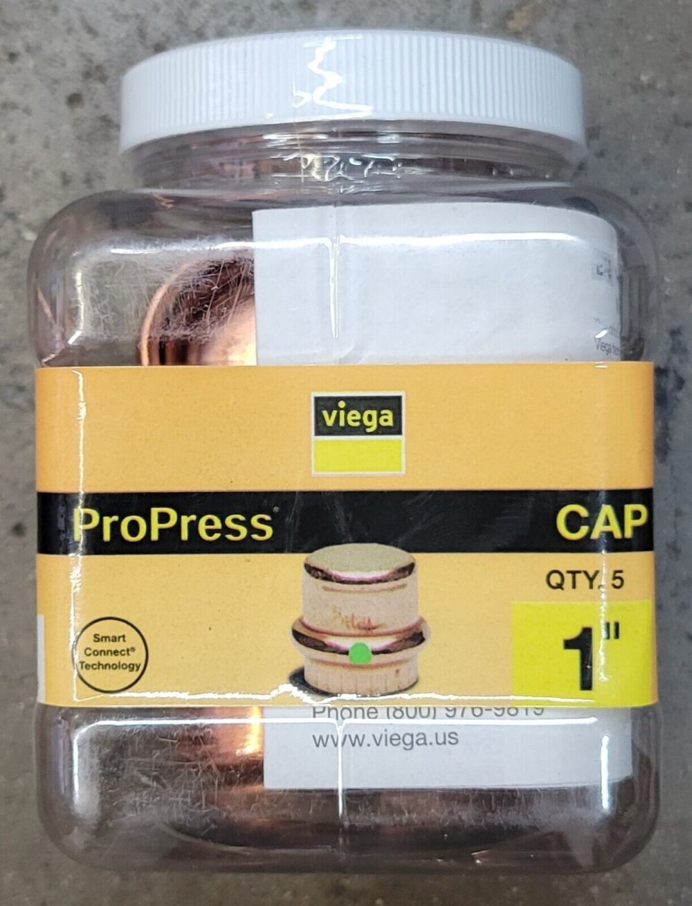 Viega ProPress - 1 Inch Press Copper Cap Fitting - Choice Quantity - Image 3